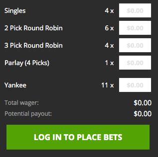 round robin bet by 2's|Round Robin Bet .